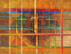 Vandana Shourie INWARD JOURNEY 8 Acrylic on canvas 36 x 48 in.