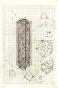Rasheed Araeen Original Drawings for Sculpture (9-12) 1965- 68 Various NFS