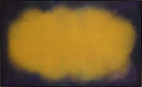 Natvar Bhavsar SORAKH 2014 Oil on canvas 54 x 90 in.