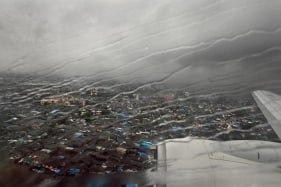 Raghu Rai CLOUDS SERIES 4 2009 Digital scan of photographic negative on archival paper 20 x 30 in.