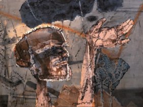 Shyamal Dutta-Ray PRAYING FOR RAIN Watercolor on paper 19 x 24 in.