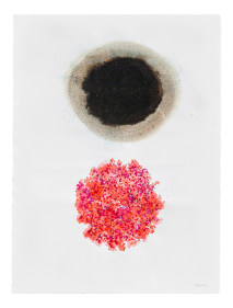 G. R. Iranna  Under the Planet (12), 2022  Mixed media on paper  30h x 22w in