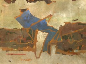 Ganesh Haloi UNTITLED Mixed media on paper 22.5 x 30 in.