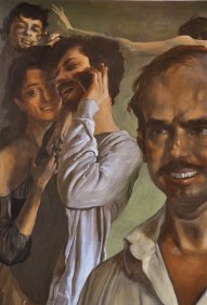 Salman Toor THE HAPPY SERVANT 2013 Oil on linen 45 x 33 in.