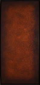 Natvar Bhavsar GUNTHAM III 2005 Oil on canvas 38.5 x 16.5 in.