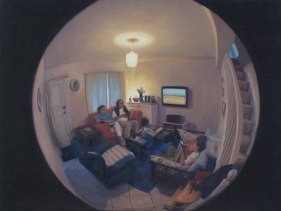 Abir Karmakar, View V, 2015, Oil on canvas, 18 x 24 in