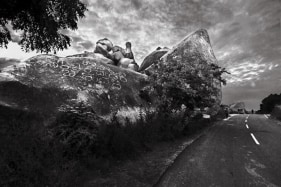 Raghu Rai ROCKS SERIES 4 2010 Digital scan of photographic negative on archival paper 20 x 30 in.