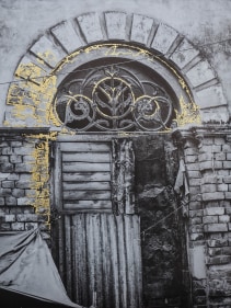Najmun Nahar Keya  Kintsugi Dhaka (13), 2020  Photograph on archival paper, gold leaf, archival glue