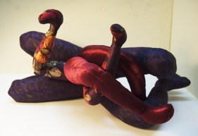 Cyra Ali SPECIMEN 4 2011 Fabric, polyester filling and wire 19 x 6 x 6 in.