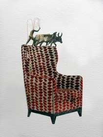 Avishek Sen UNTITLED 5 2010 Mixed media on paper 18 x 26 in.