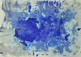 M. Pravat  Untitled (I)  2016  Mixed media on paper  42 x 46 in.