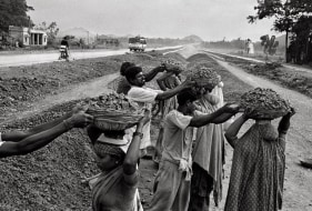 Raghu Rai BUILDING HYDERABAD HIGHWAY 2004 Digital scan of photographic negative on archival paper 20 x 30 in.
