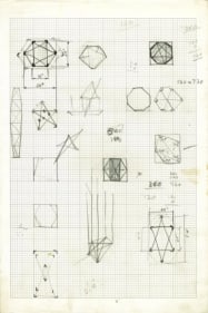 Rasheed Araeen Original Drawings for Sculpture (17-20) 1965- 68 Various NFS
