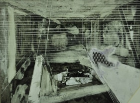 M. Pravat  Untitled (16)  2016  Mixed media on paper  8 x 12 in.