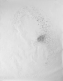 Marcy Chevali  Circumference VII  Pencil on paper 60h x 48w in