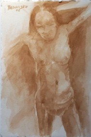 Akbar Padamsee UNTITLED 14 2006 Watercolor on paper 23 x 15 in.