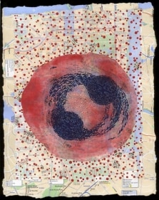 Talha Rathore POWER OF NOW II 2008 Gouache on wasli 14 x 11 in.