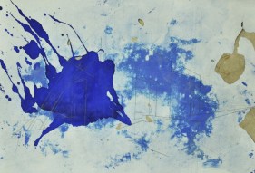 M. Pravat  Untitled (G)  2016  Mixed media on paper  42 x 46 in.