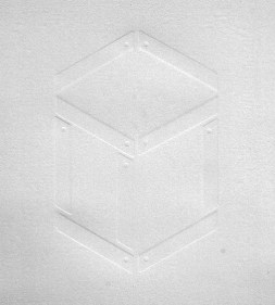 Abdullah M. I. Syed DEVOID I (Ed. of 5) 2009 Embossing on paper 47 x 30 in.