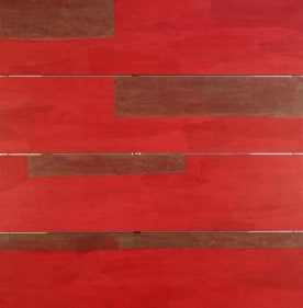 Yogesh Rawal UNTITLED 18 2007 Tissue paper, cellulose &amp; synthetic resin on wood 48 x 48 in.