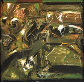 S. H. Raza UNTITLED ABSTRACT Acrylic on card 31.5 x 31.5 in.