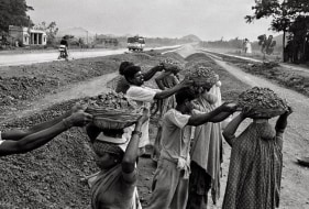 Raghu Rai BUILDING HYDERABAD HIGHWAY, KOLKATA 2004 Digital scan of photographic negative on archival paper 20x 30 in.