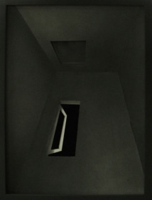 Dilip Chobisa QUIETLY - 1 2010 Graphite on paper, painted wood frame and glass 40 x 30 in.