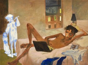 Salman Toor East Village Apartment 2015 Oil on panel 18 x 24 in.