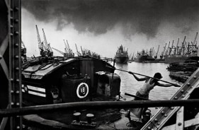 Raghu Rai DOCKYARD, KOLKATA 1990 Digital scan of photographic negative on archival paper 20 x 30 in.