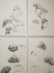 Puja Puri SUBMISSIVE SOUP REBELLION 2010 Graphite on fabriano paper 80 x 60 in.