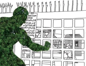 Mahreen Zuberi GREEN PATROL FUN LAND, KARACHI 2010 Digital print on paper (Ed. of 3) 8 x 10.5 in.