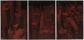 Damon Kowarsky CHICAGO [NIGHT] 2012 22 X 46 cm.