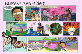 Chitra Ganesh EXQUISITE CRUELTY OF TIME 2010 Digital print 20 x 30 in.