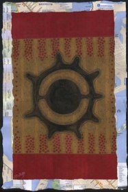 Talha Rathore CHANGE OF HEART III 2008 Gouache on wasli 18 x 12 in.