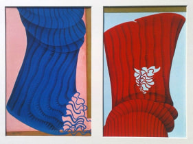 Attiya Shaukat STEP BY STEP IV 2008 Gouache on wasli 10.5 x 13 in.