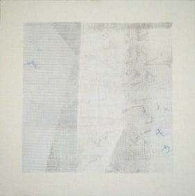 Seema Ghurayya UNTITLED WHITE SMALL 1 2007 Oil on canvas 16 x 16 in.