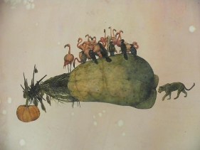 Avishek Sen UNTITLED 2014 Watercolor on paper 29 x 40 in.