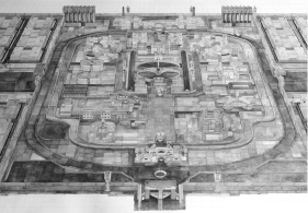 Swagata Bhattacharyya  Re edu (A), 2022  Graphite and print on paper  24h x 35w in