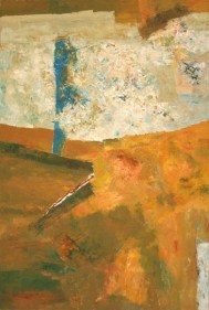 Ram Kumar UNTITLED ABSTRACT 3 2005 Oil on canvas 36 x 24 in.  NFS