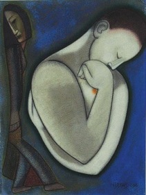 Neeraj Goswami UNTITLED 2 2006 Mixed media on paper 15.5 x 11.5 in.  SOLD