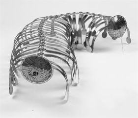 Adeela Suleman  Untitled  Steel  10h x 14.50w x 58.25d in