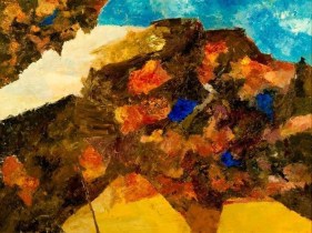 Ram Kumar Untitled Landscape 3 2008 Oil on canvas 36 x 48 in. NFS