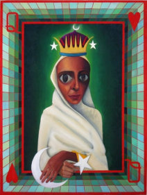 Sana Arjumand MUKHTARA MAI 2007 Oil on canvas 48 x 36 in.  SOLD