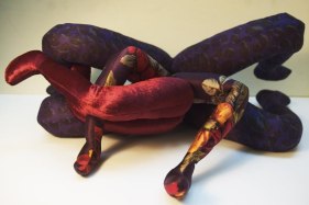 Cyra Ali SPECIMEN 4 2011 Fabric, polyester filling and wire 19 x 6 x 6 in.