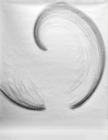 Marcy Chevali  Circumference IV  Pencil on paper 60h x 48w in