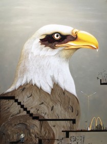 Jagannath Panda   Untitled, 2016  Mixed media on canvas  48 x 36 in