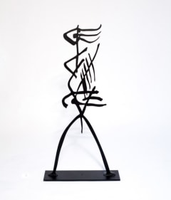 Rachid Koraichi Les Priants - III 2008 Steel 38.5 x 19 x 5.5 in.