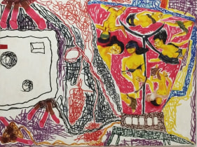 Savesan Nalliah Flesh II 2016 Acrylic on canvas 48.5 x 73 in.