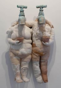 Ruby Chisti BLEMISHES IN TIME II 2009 Resin, fabric and cotton 48 x 28 x 13 in.