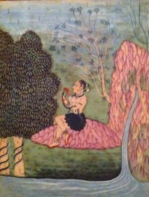 Asavari Ragini c. 1750 Opaque watercolor on paper 7.5 x 6 in.